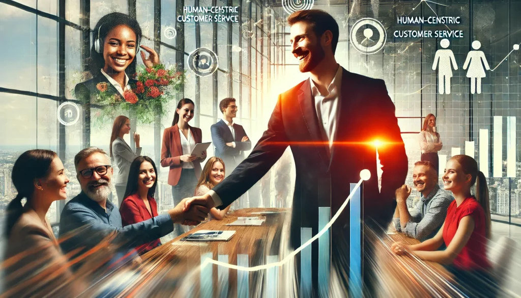 תיאור תהליך ליווי עסקית גבר לוחץ יד למנהלים