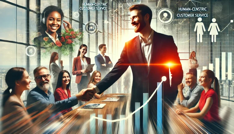 תיאור תהליך ליווי עסקית גבר לוחץ יד למנהלים